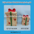 Weihnachtsbaum Muster Keramik-Container mit bowknot Deckel